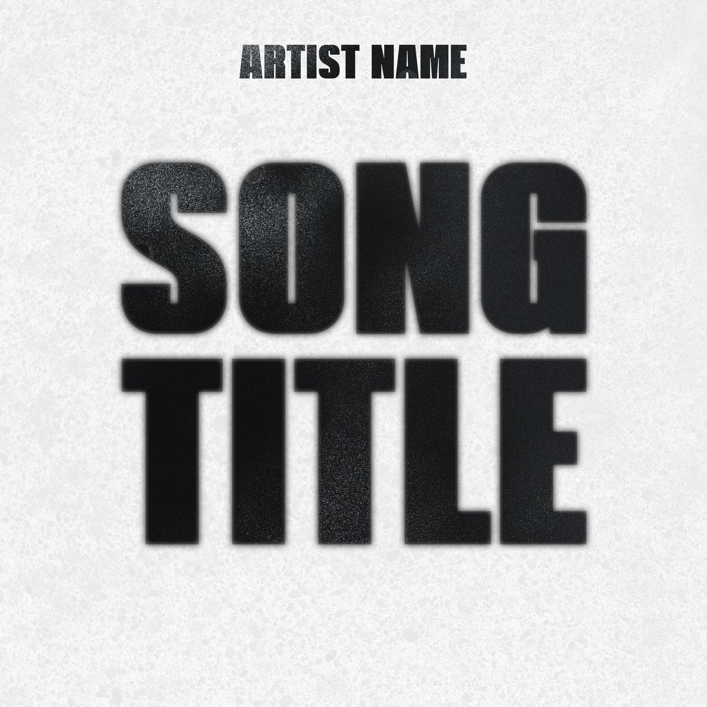 Bold typography on a grungey white backdrop with a mesmerizing blur cover art, embodying the intersection of clarity and obscurity.