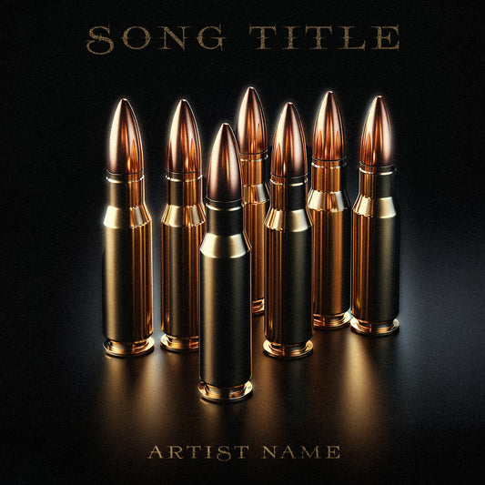 Standing bullets in a black room – Cover Art Design